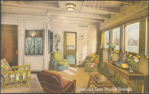 Spacious semi private veranda