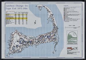 Massachusetts. Executive Office of Environmental Affairs. Landuse change on Cape Cod 1971-1984, circa 1988
