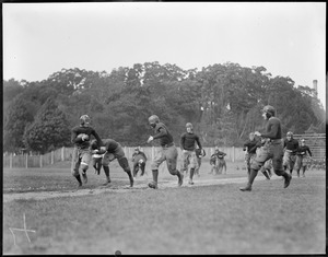 Brighton High vs. Commerce at Brookline field. Commerce won.