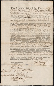 Mary Harris indentured to apprentice with Charles Cushing of Pownalborough