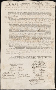 Ann Murphey indentured to apprentice with William Blaney of Roxbury