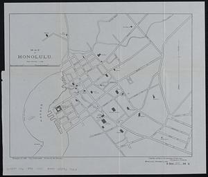 [1901] Map of Honolulu (Emerson)