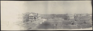 Foreign Legation buildings and rooftops of Chinese houses