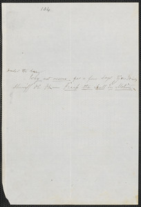 Anonymous autograph note to Thomas Wentworth Higginson, Snow&#39;s Store, Vt., 10 December [1859]