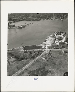 Aerial View of Naval Net Depot and Coast Guard Station