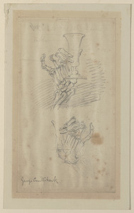 Two studies of hands