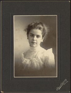 Newton photographs. Newton, MA. Portrait of a woman