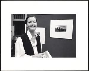 Newton Free Library, Newton, MA. Programs, patrons, staff. Art opening