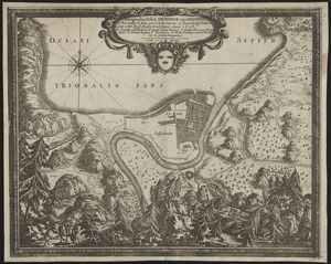 Ichnographia urbis Nidrosiae vulgo Dronheem in Norwegia eo statu, quo S.R.M. Sueciae vi pacis Rothschildica initae à Ser. Rege Daniae tradebatur anno 1658