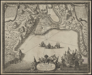 Delineatio urbis Nidrosiae vulgo, Dronheem in Norvegia, à Danis d. 28. Septem. obsessae et 11. Decemb. deditione capta an. 1658