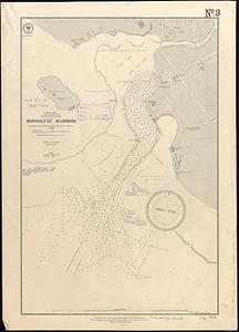 1888 Honolulu Harbor : from surveys by British and United States officers to 1888