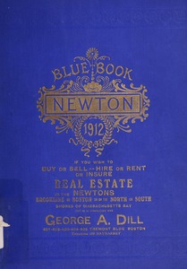 Blue book of Newton ... containing lists of the leading residents, societies, etc. with street directory and new map.