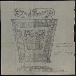 Front elevation of repository (full size), 1934-11-09