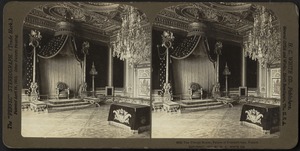 Throne room, Palace of Fontainbleau, France
