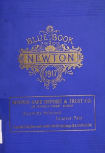 Blue book of Newton ... containing lists of the leading residents, societies, etc. with street directory and new map.